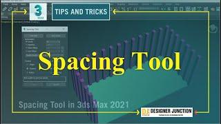 Spacing Tool in 3ds Max || TIPS AND TRICKS || 3ds Max 2021 in Hindi / Urdu