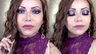 MERMAID EYES PURPLE SMOKEY MAKEUP TUTORIAL | CYNTHIA GLOWING BEAUTY