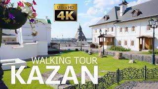 Kazan - Walking Tour - Russia - 4K 60fps- City Walk With Ambient Sounds