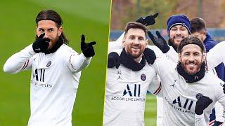 Neymar, Messi, Sergio Ramos, Mbappe CRAZY Skills in PSG Training Today!