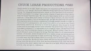 Chuck Lorre Productions, #620/Warner Bos. Television (2019)