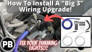 How To Install a "Big 3" Car Audio Wire Upgrade!