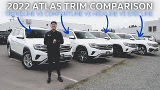 2022 VW Atlas Trim Comparison: Execline / Highline / Comfortline / Trendline | Abbotsford Volkswagen