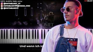 Udo Lindenberg x Apache 207 – Komet piano karaoke instrumental cover