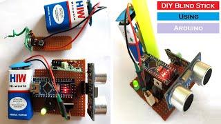 How to Make an Arduino Based Smart Blind Stick using Ultrasonic Sensor
