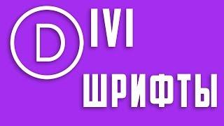 Установка шрифтов в Divi Page Builder #9