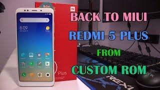 Cara Balik Lagi ke ROM MIUI Dari Custom ROM Redmi 5 Plus Lewat TWRP