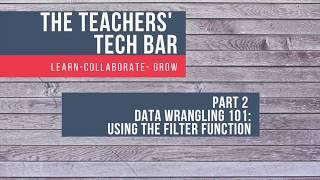 Data Wrangling 101 Part 2