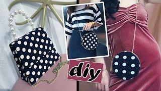 DIYs LOVELY LADIES PURSE BAG~ Handmade Trendy Eve Design Pouch From Cheap Materials