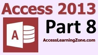 Microsoft Access 2013 Tutorial Level 1 Part 08 of 12 - Sorting & Filtering