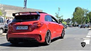 Mercedes-Benz A45 AMG SOUNDS! Launch Control, Downshifts & More Exhaust Sounds!