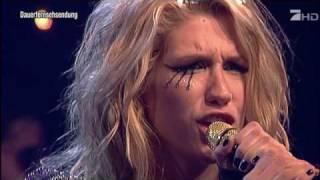 Ke$ha - Tik Tok Live Performance HD (Kesha at TV Total)