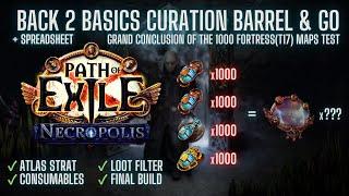 [PoE 3.24] FINAL RESULTS from 1000 Curation Barrel & Go Fortress Maps