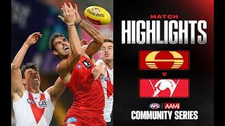 Gold Coast Suns v Sydney Swans Highlights | AAMI Community Series, 2025 | AFL