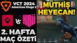 Sentinels vs KRÜ MAÇ ÖZETİ | VALORANT 2024 Americas Stage 2 - 2. HAFTA