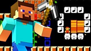 Super Mario Maker 2  Minecraft Speedrunner vs. Hunter  Phantom