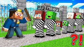 Mikey Family & JJ Family Survive Their First Arrest in Minecraft (Maizen)