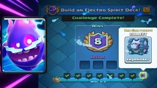 Best Deck For Build an Electro Spirit Deck! 8-0 Live Gameplay - Clash Royale