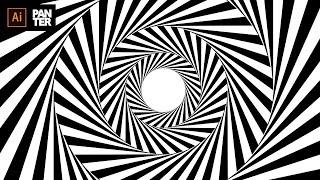 Spiral Optical Illusion in Illustrator