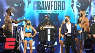 Terence Crawford & Kell Brook make weight, stare each other down | Boxing on ESPN