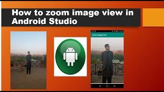 How to zoom image image view in Android studio by usman teach software