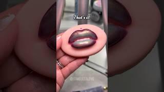 #lipsticktutorial #colorfulmakeup #makeuplooks #lipstickswatch #lipstickhacks #makeuppracticeboard