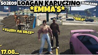 "PARIS PLATYNOV W GTA 5 RP/LOGAN KAPUCZINO - "EMMA'S"/TŁUMY NA SIŁCES02E09"