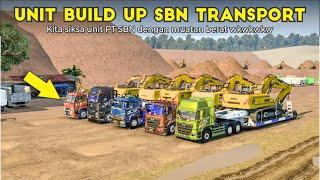 CONVOY Muat Excavator Bareng SBN Transport 