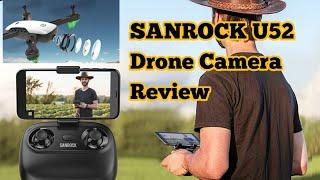 SANROCK U52 Drone with full HD Camera for Adults and Kids, WiFi Live Video FPV Drone RC Quadcopter