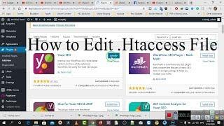 How To find & Edit htaccess File From Wordpress in 2020 How to Create & Edit a .htaccess File