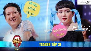 Giọng Ải Giọng Ai 4 | Teaser Tập 21: Hiền Hồ phủ nhận chuyện cắt mí mắt khi Trường Giang trêu chọc