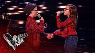 Ava and Alfie Perform 'Photograph' | Blind Auditions | The Voice Kids UK 2019