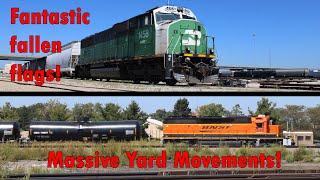 Yard Operations and Rare Locomotives in Galesburg, IL