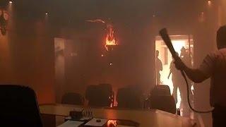 Minor Fire At Odisha CM Naveen Patnaik's Office | Full Video