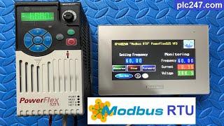 Proface HMI "Modbus RTU" PowerFlex 525 VFD