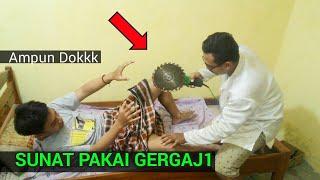 Gugun sunat pakai gerg4ji || Sunat Lucu