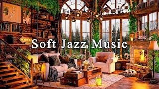 Soft Jazz Instrumental Music & Cozy Coffee Shop Ambience  Relaxing Jazz Music for Studying, Working