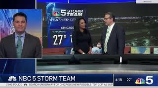 WMAQ NBC 5 Chicago Debut of Andy Avalos and Alicia Roman "Team" Forecast
