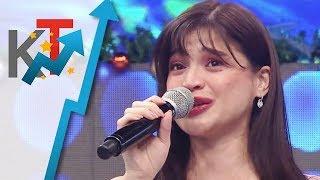 FIRST TIME ON TV Anne gets emotional on It's Showtime while talking about her pregnancy
