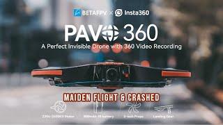 BetaFPV PAVO360 Drone & SMO360 Maiden Flight & Crashed