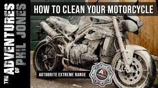 How to clean your motorcycle - with Autobrite Extreme Range