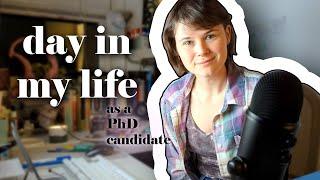 Day in my life as a WFH PhD student | productive but realistic