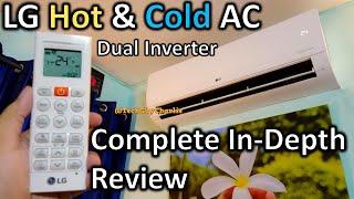 LG Hot & Cold Dual Inverter Split AC | In-Depth Review | (Copper, 4-way swing, 5-in-1 Convertible)