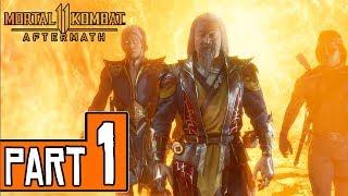 Mortal Kombat 11 AFTERMATH Story Walkthrough PART 1 @ 1080p (60ᶠᵖˢ) 