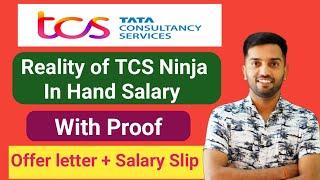 Reality of TCS In Hand Salary for freshers | TCS salary after deduction | Offer Letter + Salary Slip