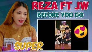 Lewis Capaldi - Before You Go ( Vertical Video ) Duet Cover | Reza Featuring JW | Reaction