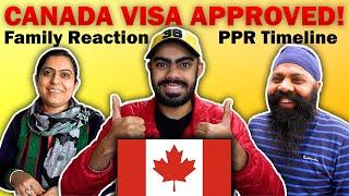 My Canada Study Visa is Approved  | Got my PPR | Parents Reaction on Visa | VLOG 3