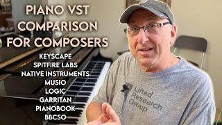 Ultimate Piano VST Comparison: Keyscape, Spitfire, NI, Logic, Musio with the StudioLogic SL88 Grand