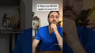  8 Tips you MUST apply to your CV! #shorts