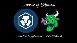 How to stake VVS using Crypto.com